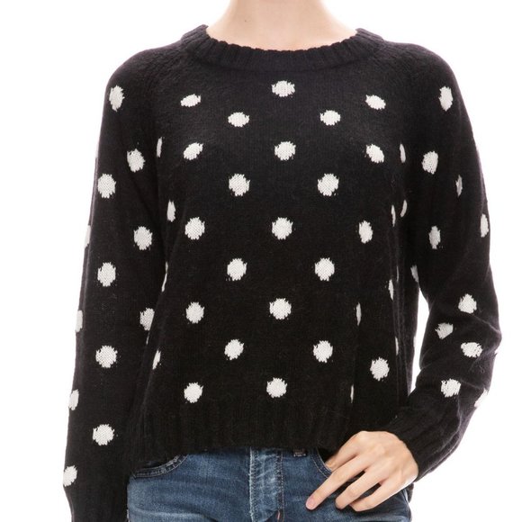 Rails Janine Polka Dot Wool Alpaca Cashmere Blend Sweater - Picture 1 of 6